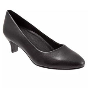 Trotters Fab Black Pump Comfort Support Heel
